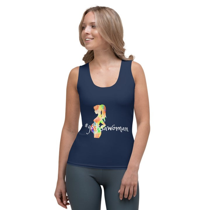 women_s-tank-tee-navy-stylish-tank-top-god-is-a-woman-wickedyo8